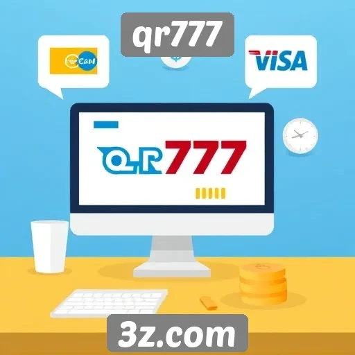 analise dos métodos de pagamento disponíveis no qr777
